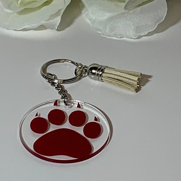 Personalizable Acrylic Keychain - Picture 3 of 3